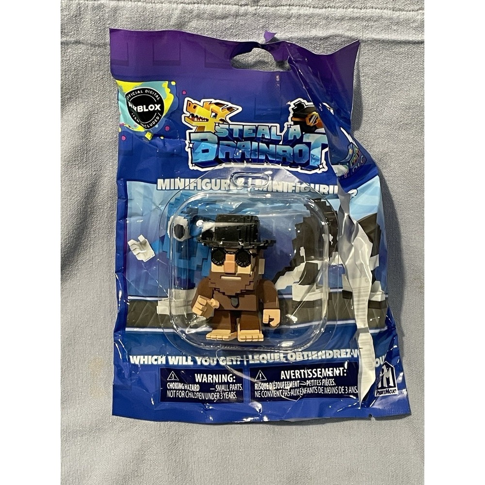 NEW Open Box Steal A Brainrot Minifigure Only - Matteo - NO DLC CODE